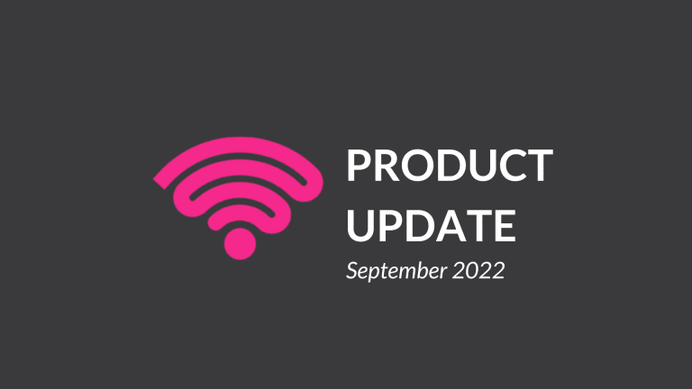 Product updates september